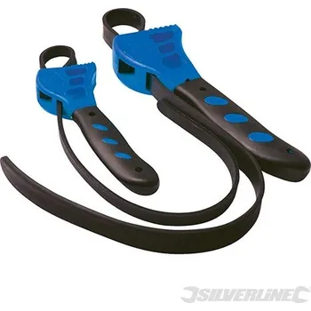 Silverline | Sada klíčů s gumovým pásem - 2 díly - 500 & 600mm 598531