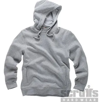 Pánská mikina Scruffs | Worker Hoodie Grey Marl - XXL T54078