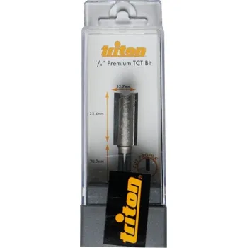 Bit ROUTER BIT STRAIGHT 12.7 DIA 1/4 RBA132