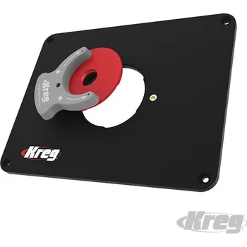 Příslušenství k frézce KREG | Deska k vložení do frézovacího stolu PRS4038 bez předvrtání 359063