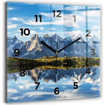 Hodiny Nástěnné hodiny Wallfluent bílé 30 cm