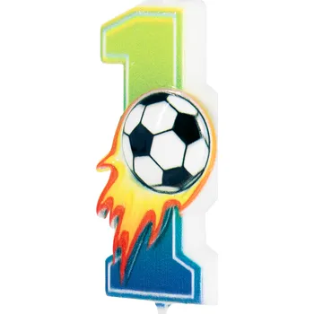 Dortová svíčka Svíčka na dort Fotbal číslo 1