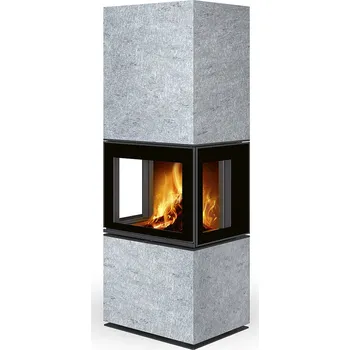 Krbová kamna Romotop LERA C GH kámen - designový akumulační krb