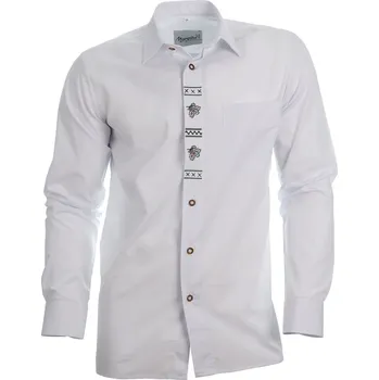 Pánská košile Margita Trapper Myslivecká košile - dubový lístek - dlouhý rukáv - Velikost 48, Barva sv. zelená