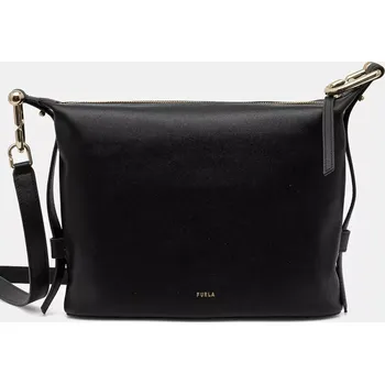 Kabelka Kožená kabelka Furla černá barva, WB01656.BX2045.O60001007 99X, vel. ONE SIZE