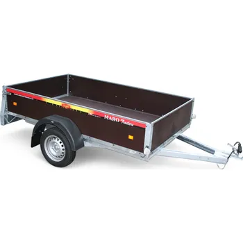 MARO Kralovice Jednoosý nebrzděný přívěs MARO 06 PRK N1 750 kg 2410x1260 mm se zesílenou nápravou 1350 kg