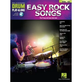 Hal Leonard Drum Play-Along Volume 42: Easy Rock Songs Noty