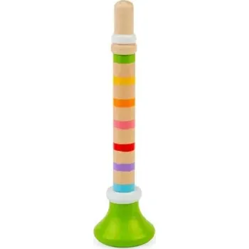 Hudební nástroj pro děti Bigjigs Toys Trumpetka 1 ks zelená