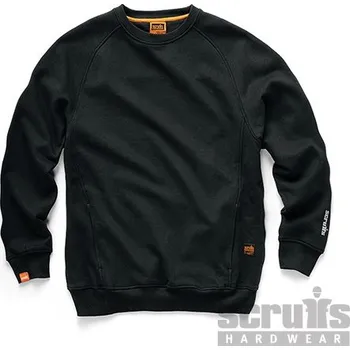 Pánská mikina Scruffs | Eco Worker Sweatshirt Black - XXL T55434