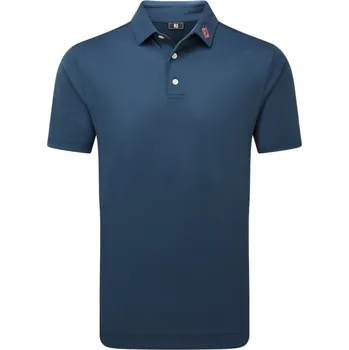 Pánské tričko Footjoy Stretch Pique Solid Mens Dark Denim 2XL Polo košile