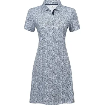 Dámská sukně Footjoy Animal Print Womens White/Skyway/Navy XS Šaty