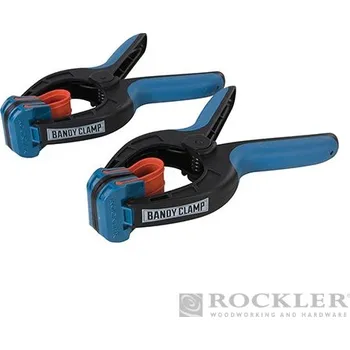 Truhlářská svěrka Velké svěrky s přítlačnou gumou pro lepení hran Rockler 2 ks 950697