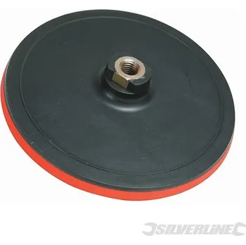 Brusný kotouč Silverline | Opěrný talíř se suchým zipem - 180 x 10mm 282398