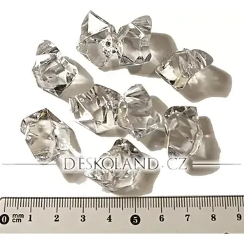 Přírodní kámen Hrací kameny - krystaly střední - křišťál