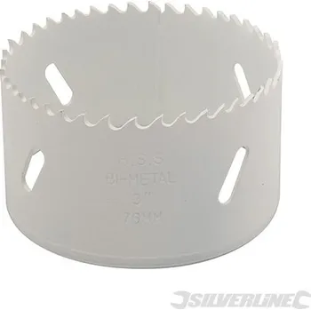 Pilová děrovka Silverline | Pilová děrovka z bimetalu na nerez - 76mm 292711