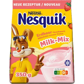 NESTLÉ NESQUIK ROZPUSTNÝ MLÉČNÝ NÁPOJ JAHODA 350g NĚMECKO!