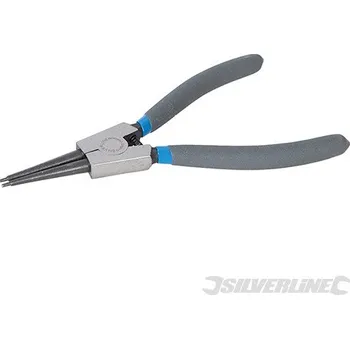 Kleště Silverline | Kleště na vnější rozpěrné kroužky - 180mm PL70