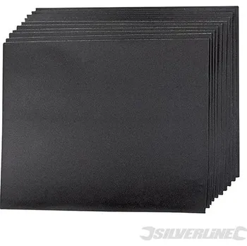 Brusný papír Silverline | Brusné papíry na mokrý i suchý podklad - 10 kusů - 400 Grit 161667