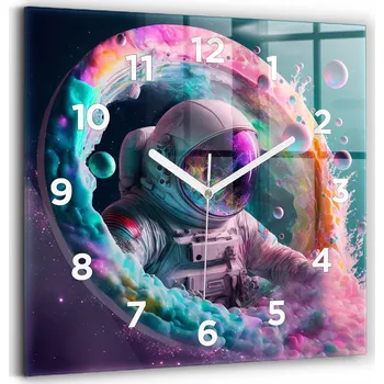 Hodiny Nástěnné hodiny Wallfluent modré 30 cm