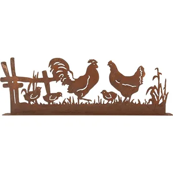 Clayre & Eef - Dekorativní figurka kohouta se slepicí 6Y5778