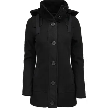 Dámský kabát Brandit Women Square Fleece Jacket černá L