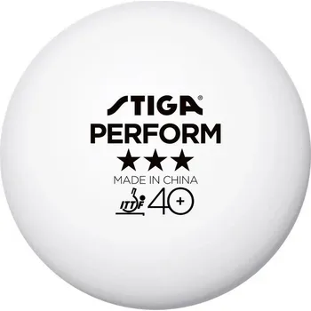 Pingpongový míček Míček STIGA Perform 40+ *** (72 ks) bílá