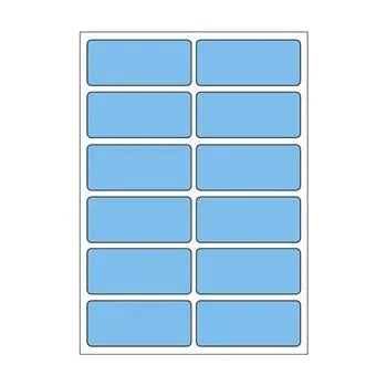 Samolepící etiketa Samolepicí etikety 48 x 21 mm, A6 (10 ks) modré