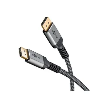 Video kabel DisplayPort DP 1.4 8K kabel Goobay Plus TEXTIL 5m