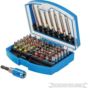 Bit Silverline | Barevně odlišená sada bitů - 56 ks - 56pce 846154