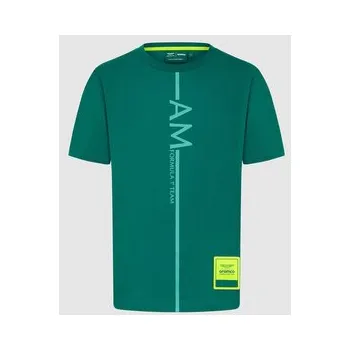 Pánské tričko Aston Martin F1 Team volnočasové tričko Oversize zelené - XXL