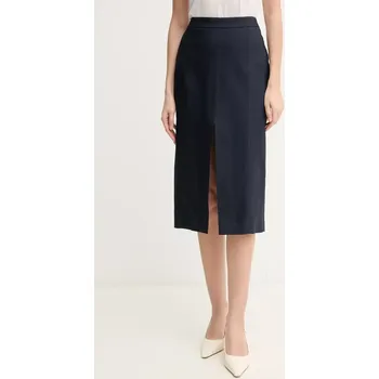 Dámská sukně Sukně Marella NONO tmavomodrá barva, midi, 2513101061200 59X, vel. 38