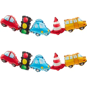 Balónová girlanda Auta 206 x 34 cm