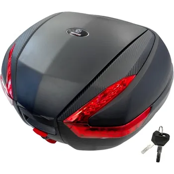 Kufr Moretti, MR-888, 35 l, černý, červený odraz