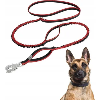 Vodítko pro psa Vodítko pro velkého psa s amortizérem Winhyepet Multi Power červené 2,7 m