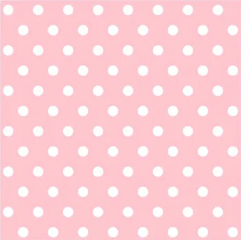 Papírový ubrousek Růžové ubrousky s bílými tečkami 10ks