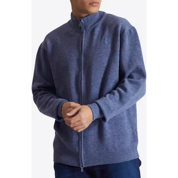 Pánský svetr BILLIONAIRE Logo Blue svetr XL Modrá