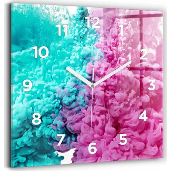 Hodiny Nástěnné hodiny Wallfluent růžové 30 cm