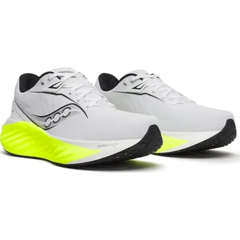 Pánská běžecká obuv Pánské běžecké boty Saucony TRIUMPH 22 bílé S20964-135 - EUR 46,5 | UK 11 | US 12