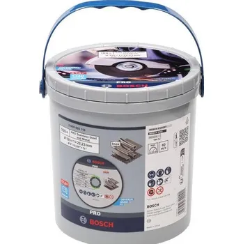 Řezný kotouč Bosch sada řezných kotoučů INOX PRO Stainless Steel and Metal, 125 x 1,0 x 22,23 mm - 100 ks