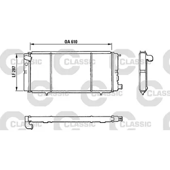 Chladič motoru Chladič, chlazení motoru VALEO 310827