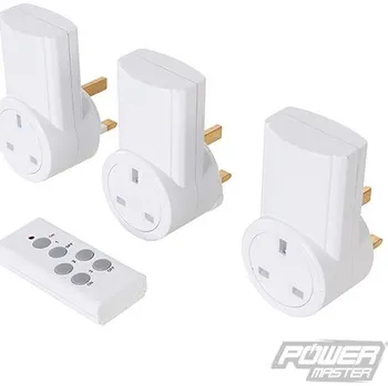 PowerMaster | Wireless Remote Control Power Socket 3pk - UK 550077