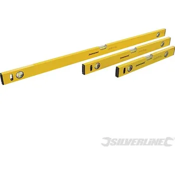 Vodováha Silverline | Stavební vodováha sada - 3 díly - 400, 600 & 1000mm 119688
