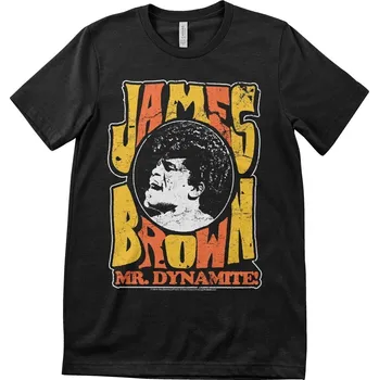 Pánské tričko James Brown Mr Dynamite Black XL Tričko