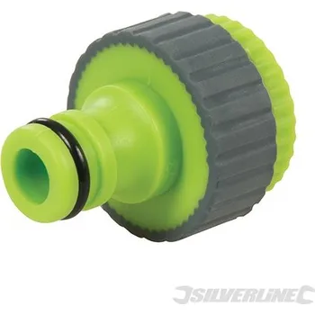 Zahrada Silverline | Šroubení pro připojení kohoutku 1/2", 3/4" - prodejní box, 50 x, měkké - 1/2" - 3/4" Male 769045