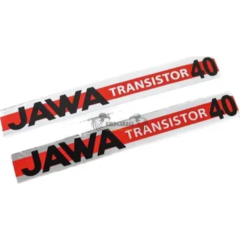 samolepka Nálepka JAWA Transistor 40 (sada 2 ks)