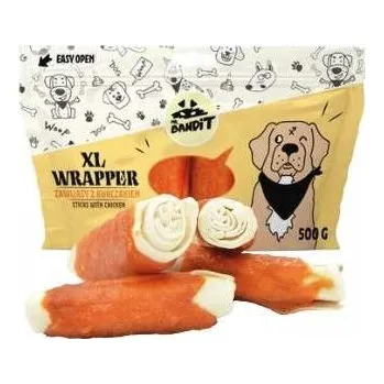 Pamlsek pro psa Mr. Bandit Wrapper XL tortila s kuřecím masem 500g