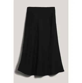 Dámská sukně SUKNĚ GANT LINEN BLEND SKIRT BLACK