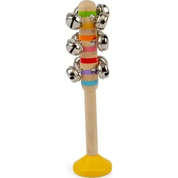 Hudební nástroj pro děti Bigjigs Toys Rolničky 1 ks žlutá