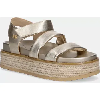 Dámské sandále Sandály Liu Jo PANAREA 01 dámské, zlatá barva, na platformě, SA5119EX02904178 GLD, EUR 39