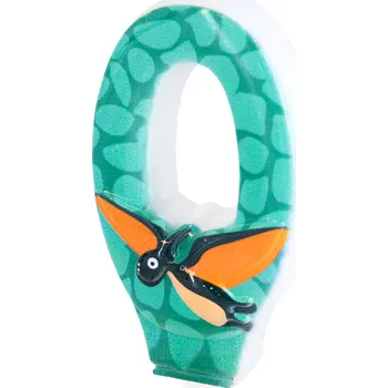 Dortová svíčka Narozeninová svíčka dinosaurus číslo 0, 8 cm